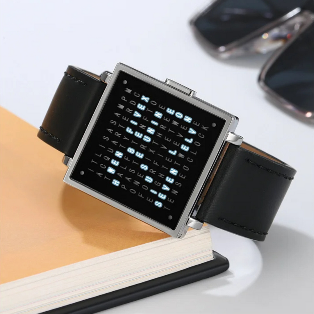 WordTime – Zegarek z Cyfrowym Wyświetlaczem Matrix