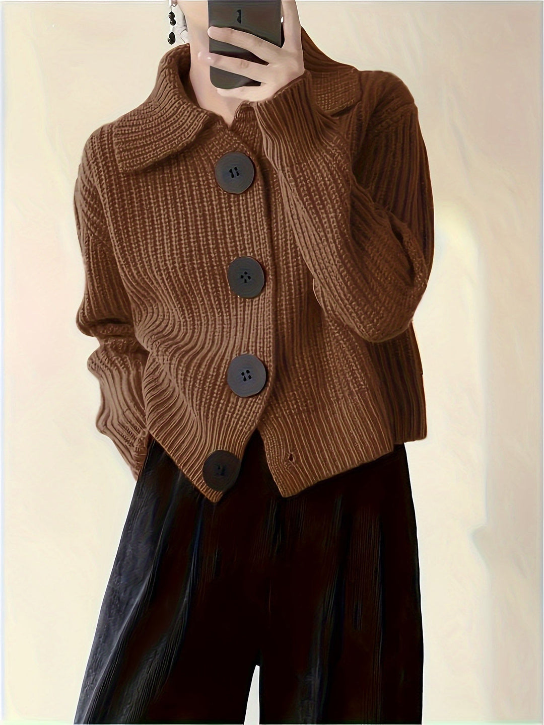 Amy – Sweter z Długim Rękawem w Stylu Casual