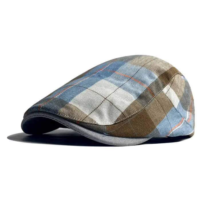 Velimir – Stylowa Czapka Beret w Kratę