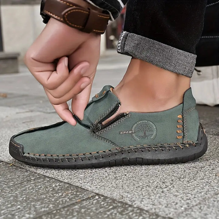 Joesph - Skórzane Buty z Bocznym Zamkiem Błyskawicznym