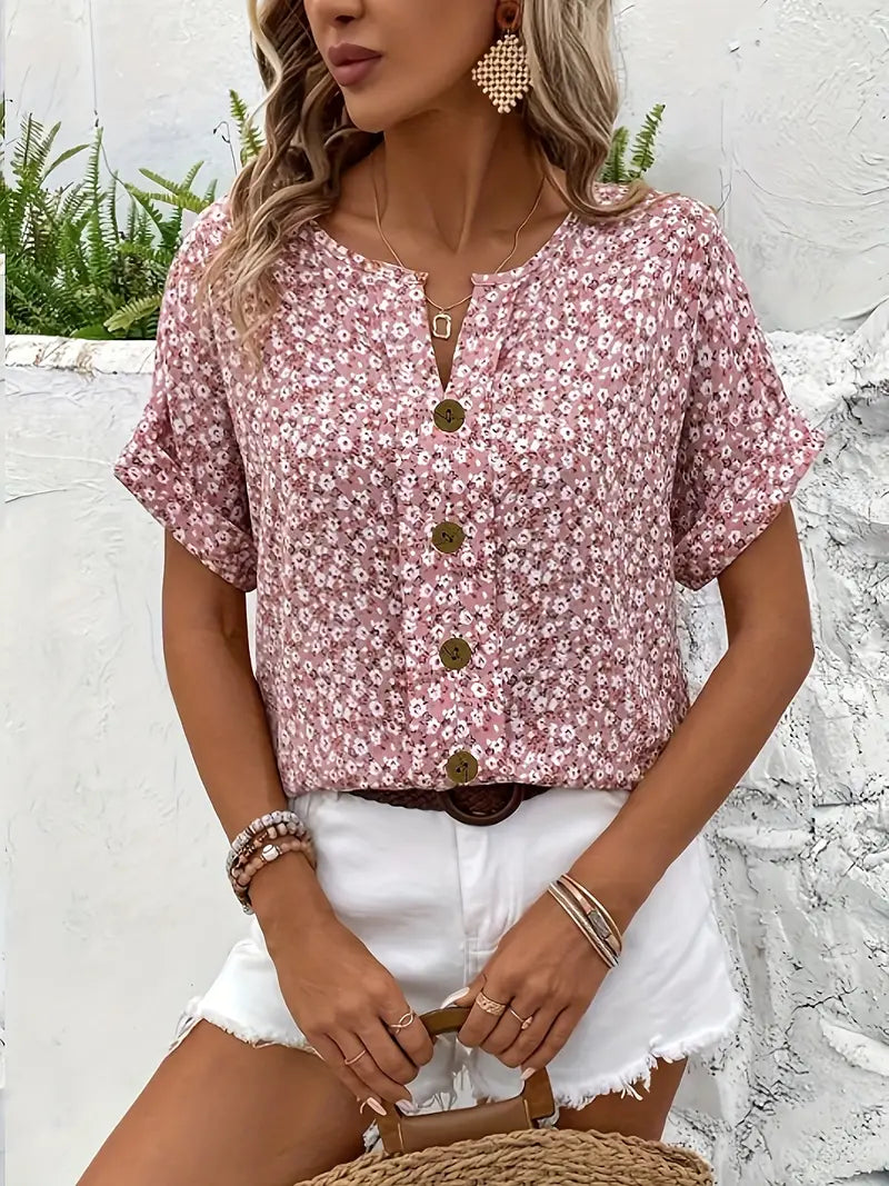 Lillie – Letni top z Guzikami