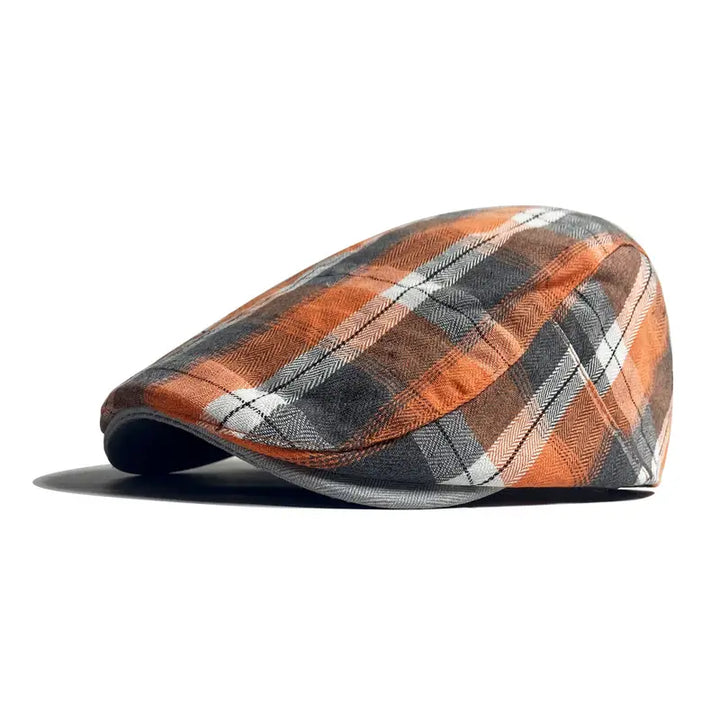 Velimir – Stylowa Czapka Beret w Kratę
