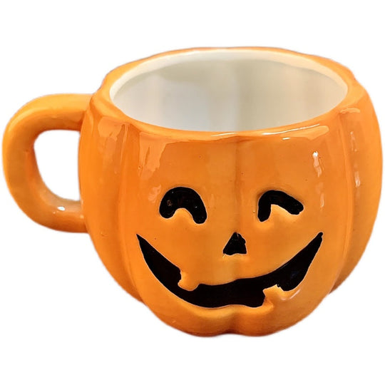 GlowSip - Kubek Halloweenowy z Uśmiechniętą Dynią