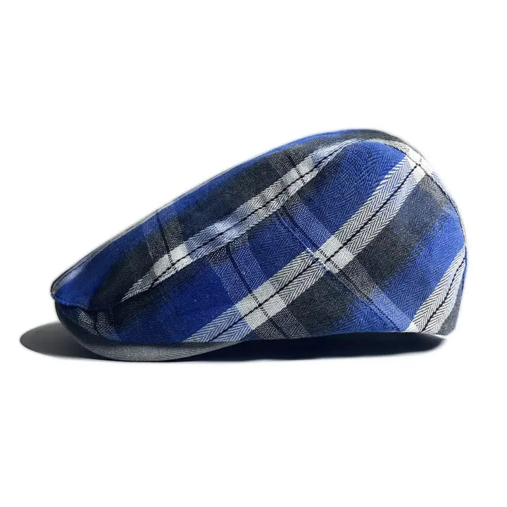 Velimir – Stylowa Czapka Beret w Kratę