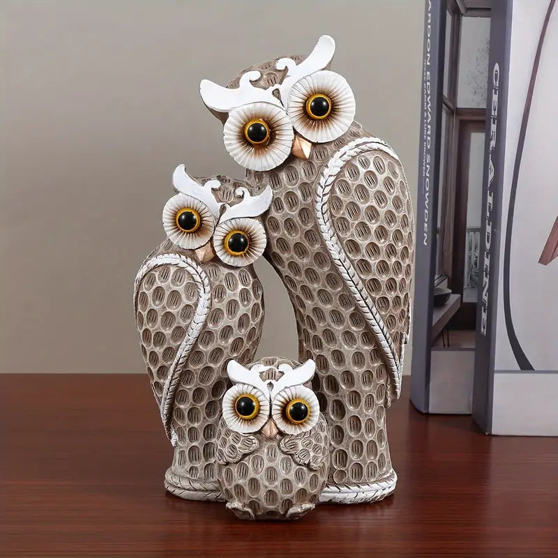 EchoOwlet – Nowoczesna Figurka Rodziny Sów