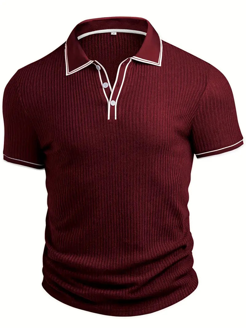 Orestis - Elegancka Koszulka Polo Z Krótkim Rękawem