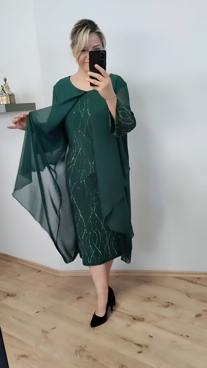Nienke – elegancka sukienka kopertowa