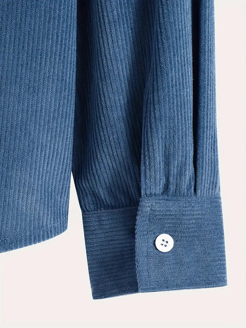 Costas - Sztruksowa Teksturowana Bluza Z Kapturem