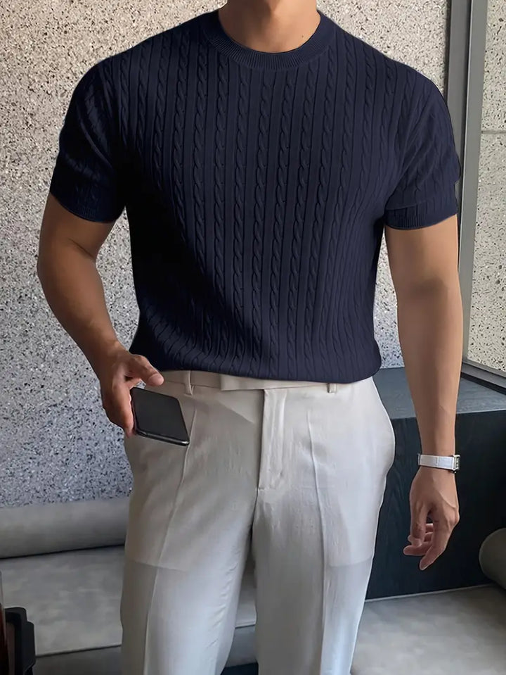 Kiril - Elegancki Sweter Z Dzianiny