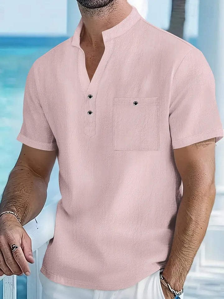 Vaughn - Elegancka Koszula Z Krótkim Rękawem