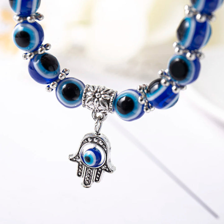 Eliani – Bransoletka na Kostkę  Saphira Zły Oko Amulet