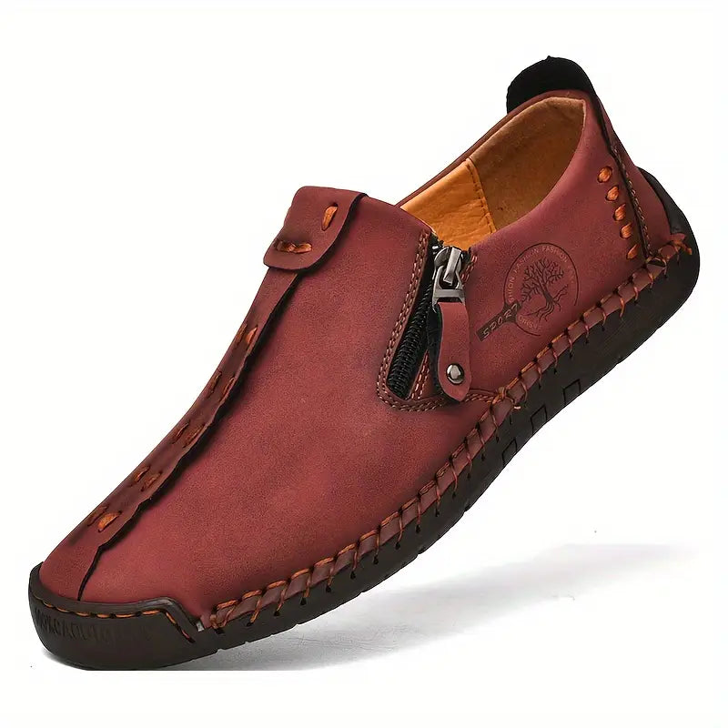 Joesph - Skórzane Buty z Bocznym Zamkiem Błyskawicznym