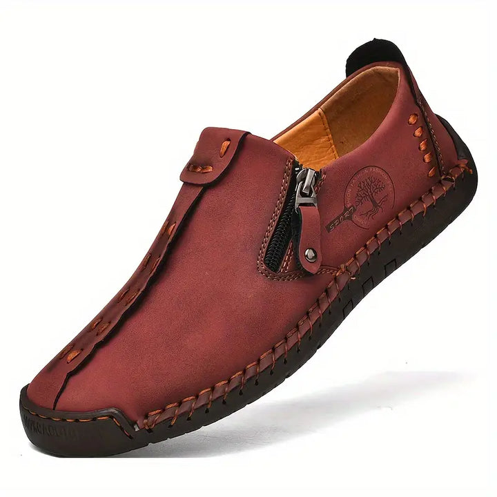 Joesph - Skórzane Buty z Bocznym Zamkiem Błyskawicznym