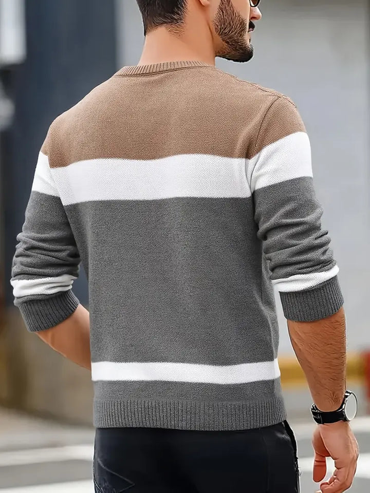 Watkins – Sweter z Długim Rękawem z Dzianiny
