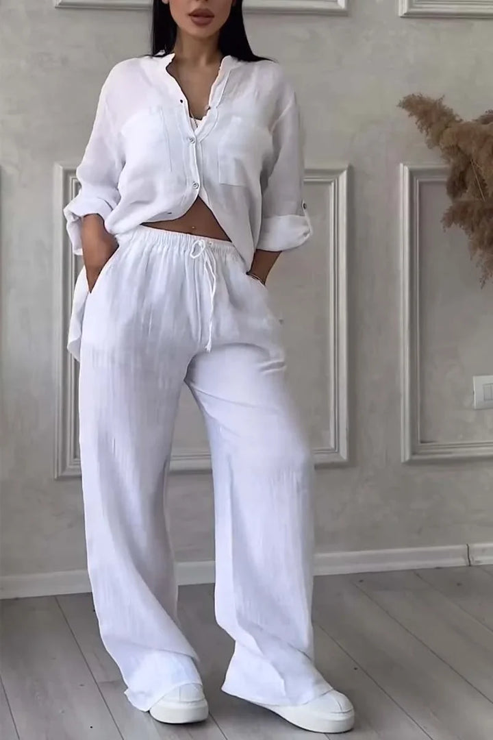 Arielle - Bawełny i Lnu Dwuczęściowy Zestaw
