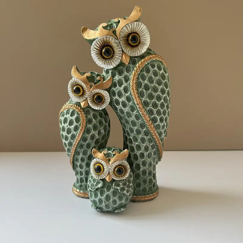 EchoOwlet – Nowoczesna Figurka Rodziny Sów