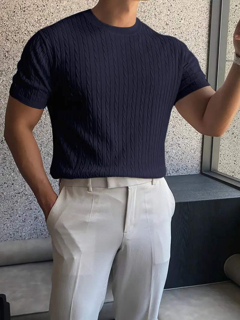 Kiril - Elegancki Sweter Z Dzianiny