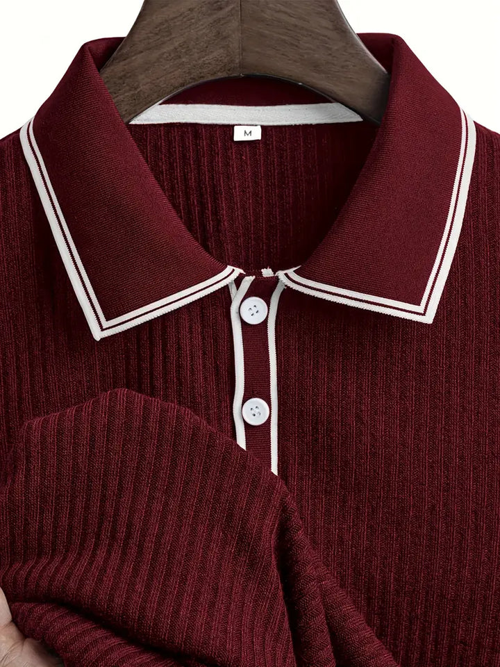 Orestis - Elegancka Koszulka Polo Z Krótkim Rękawem