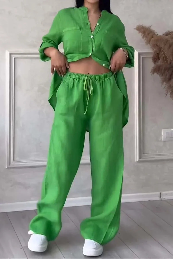 Arielle - Bawełny i Lnu Dwuczęściowy Zestaw