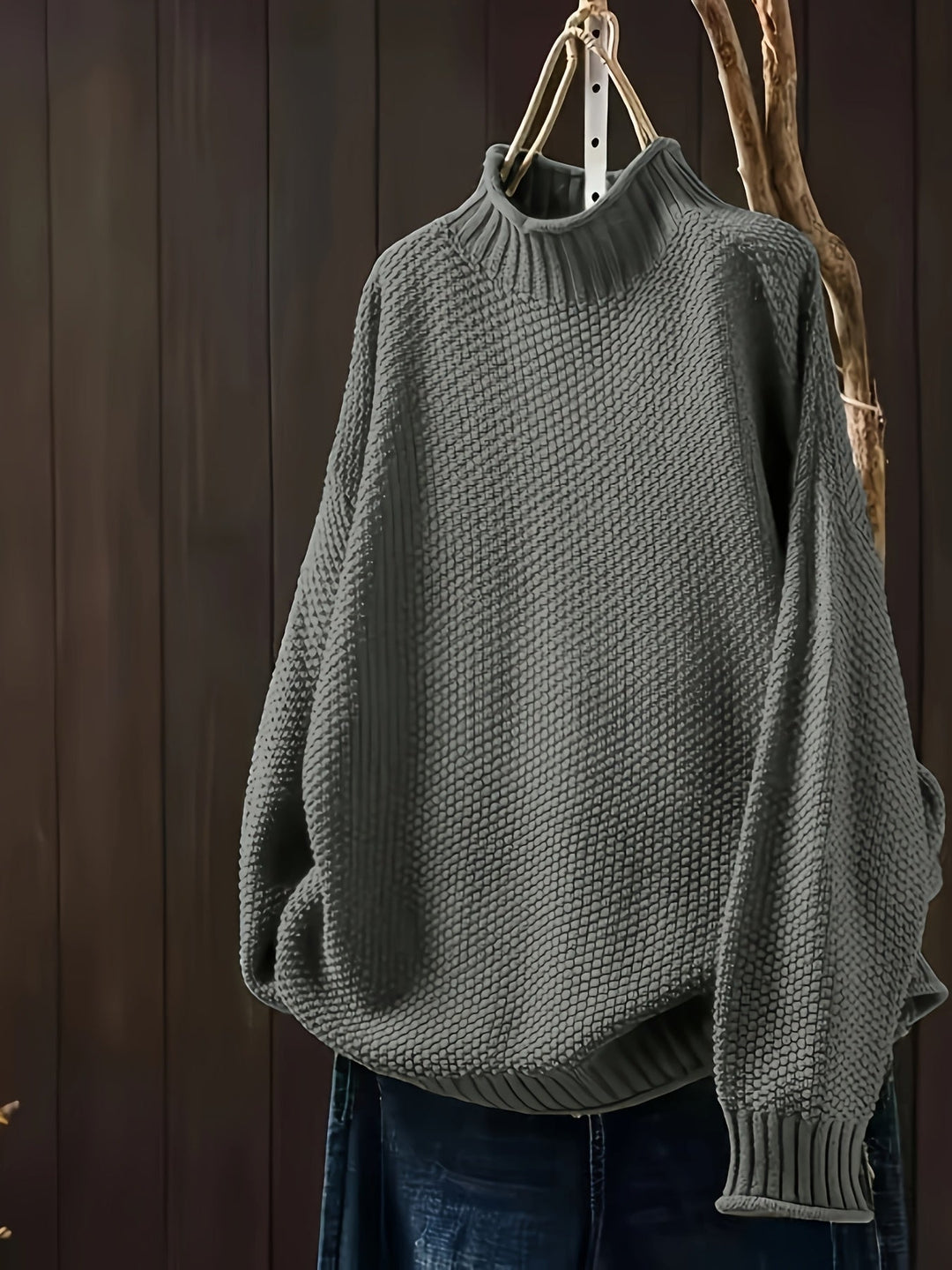 Pippa – Sweter z Długim Rękawem Na Zimę