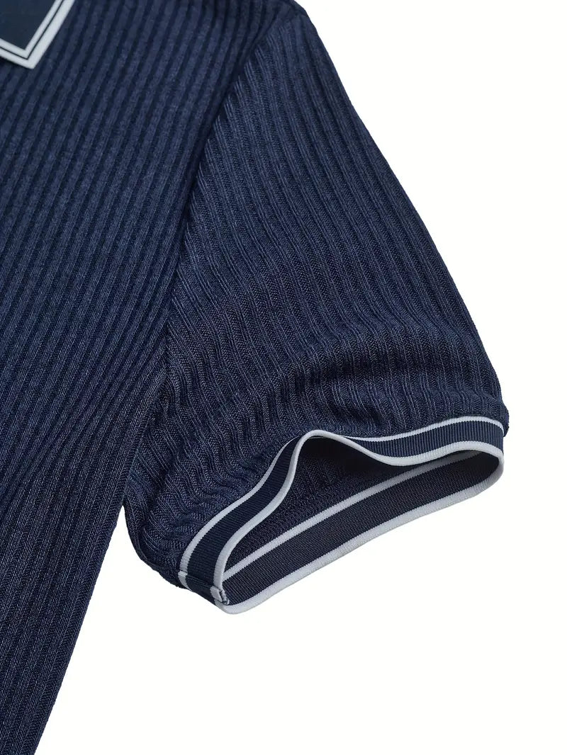 Orestis - Elegancka Koszulka Polo Z Krótkim Rękawem