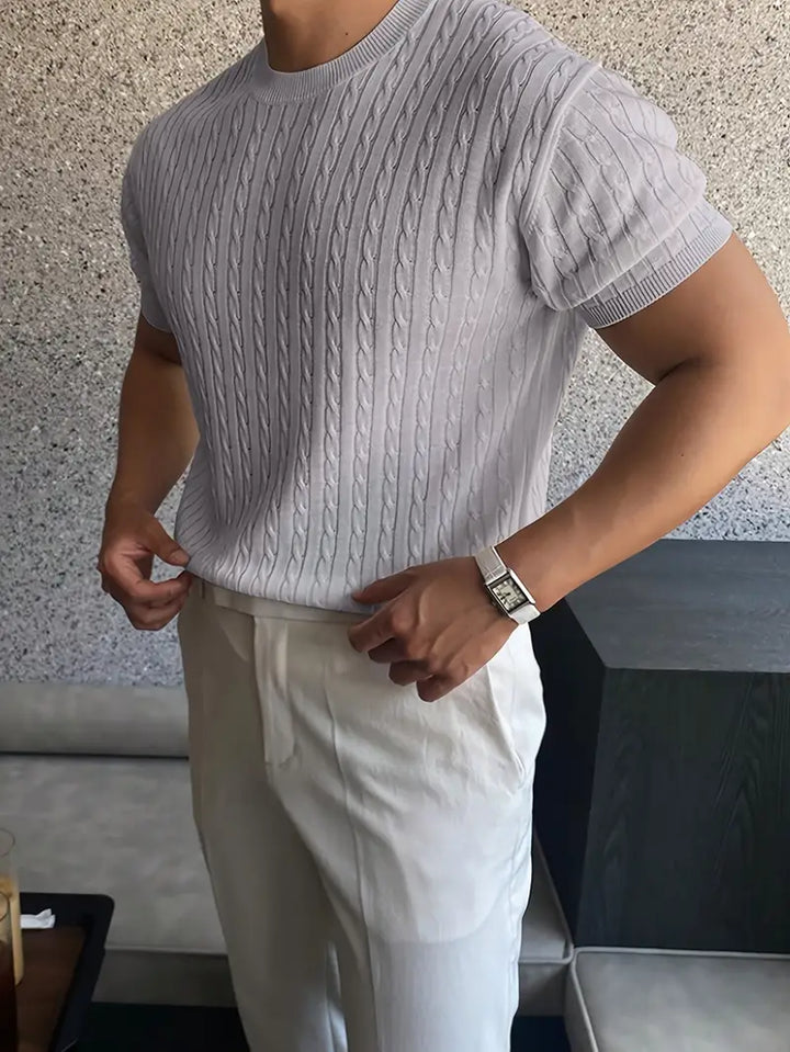 Kiril - Elegancki Sweter Z Dzianiny