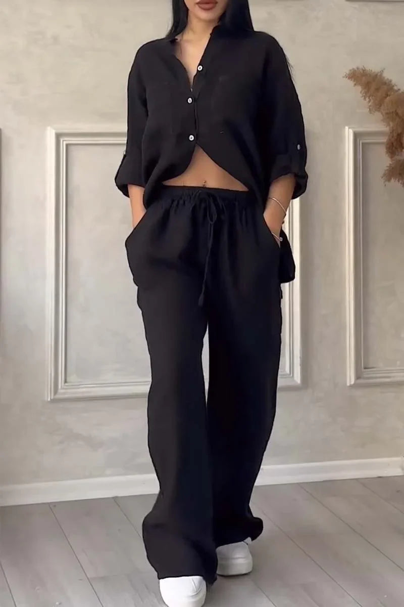 Arielle - Bawełny i Lnu Dwuczęściowy Zestaw