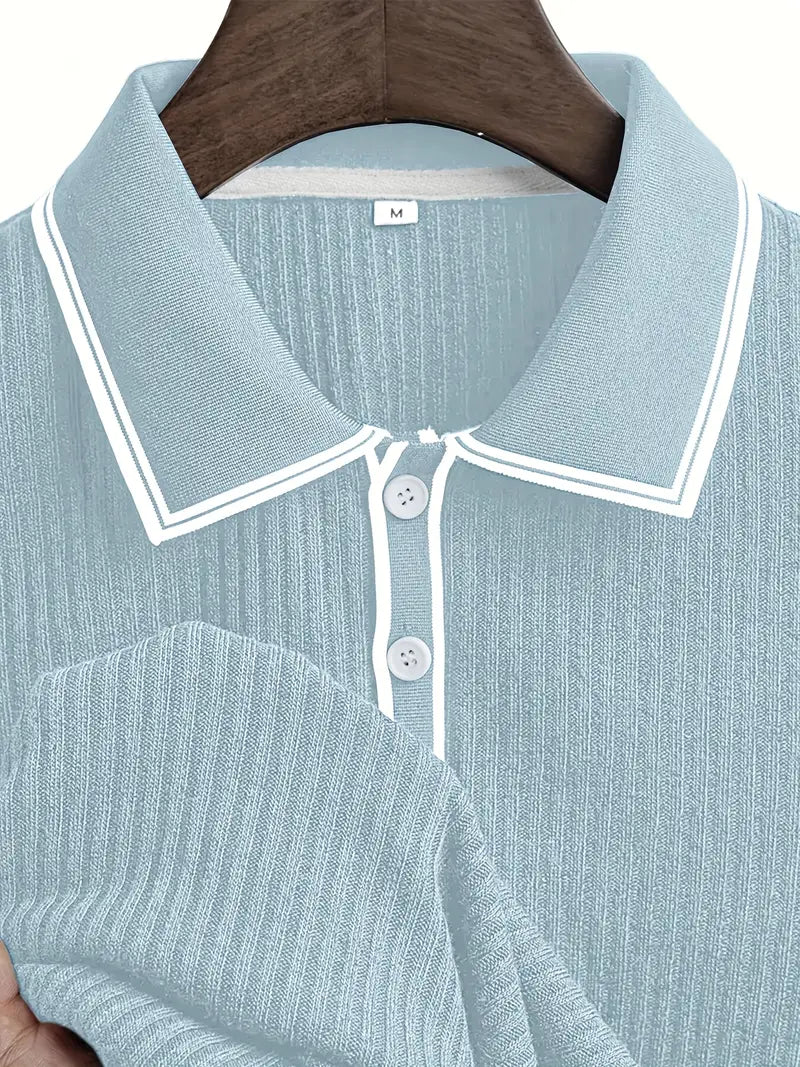 Orestis - Elegancka Koszulka Polo Z Krótkim Rękawem
