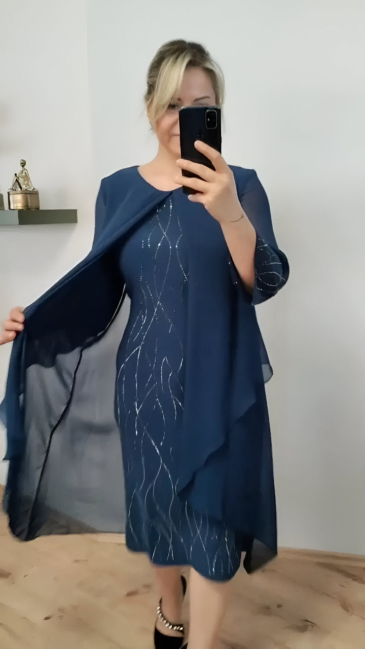 Nienke – elegancka sukienka kopertowa