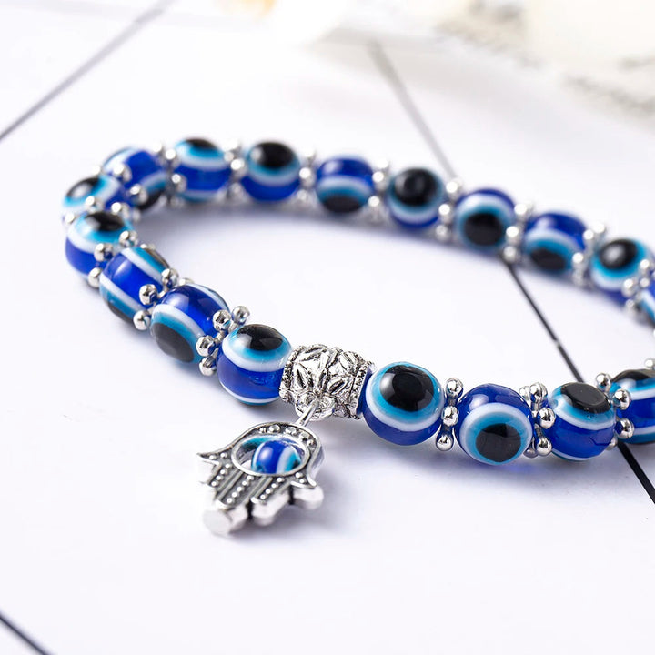 Eliani – Bransoletka na Kostkę  Saphira Zły Oko Amulet