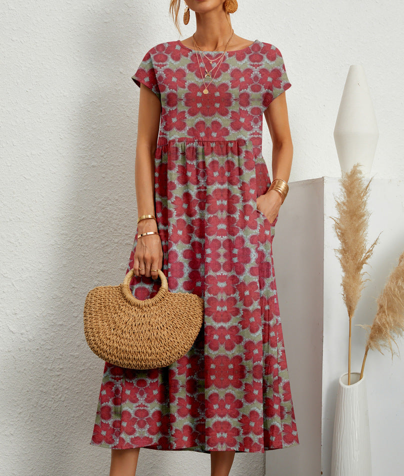 Deborah – Elegancka Sukienka w Kwiaty