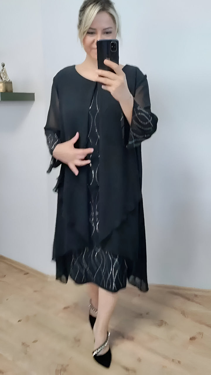 Nienke – elegancka sukienka kopertowa