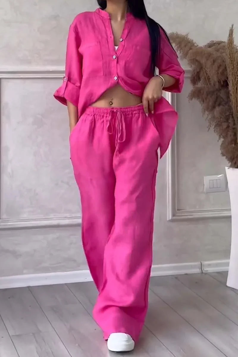 Arielle - Bawełny i Lnu Dwuczęściowy Zestaw