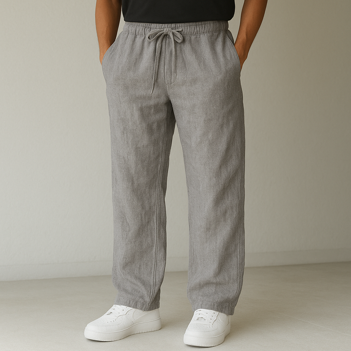 Carrol – Eleganckie Spodnie z Lnu