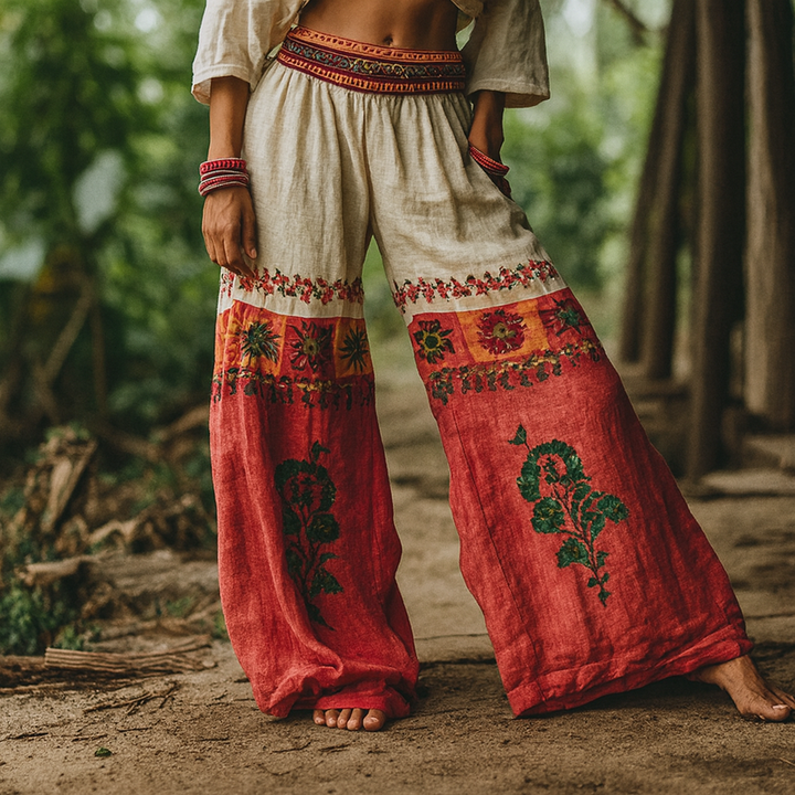 Gladys – wygodne Spodnie Do Jogi w Stylu Boho