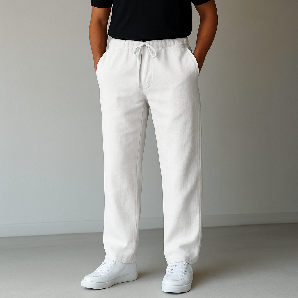 Carrol – Eleganckie Spodnie z Lnu