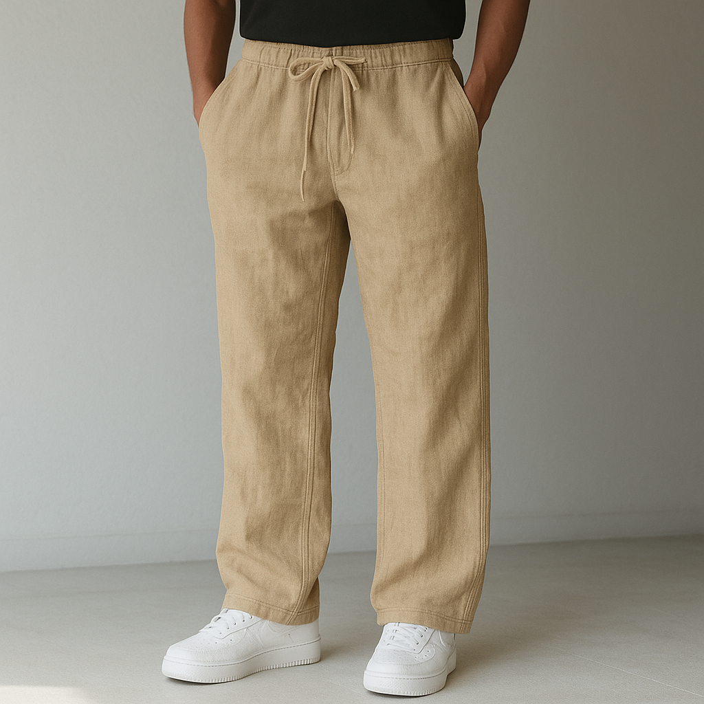 Carrol – Eleganckie Spodnie z Lnu