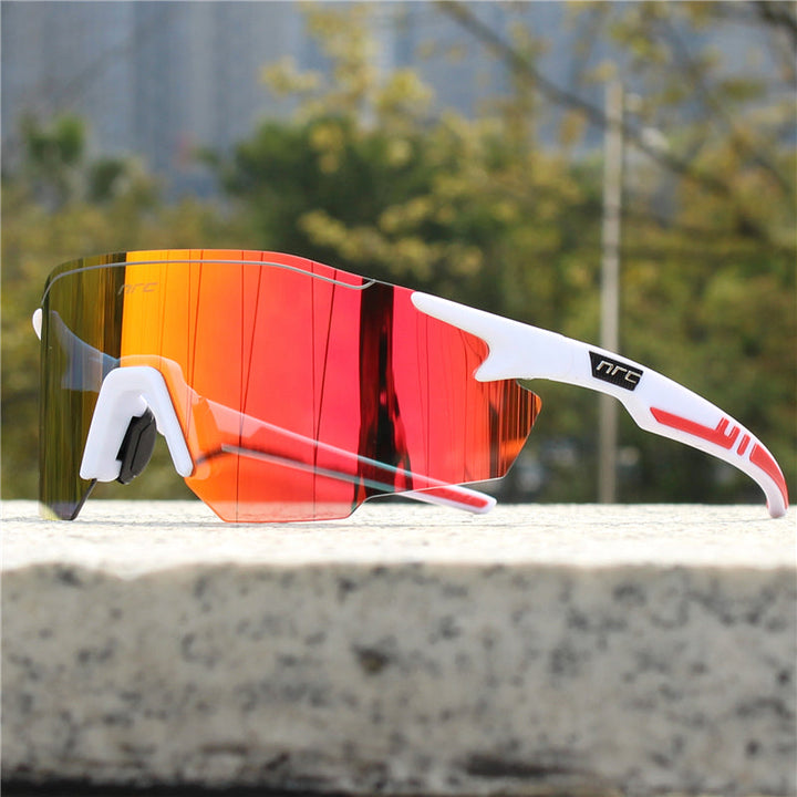 FlashLens – Okulary Przeciwsłoneczne z Jednym Osłonowym Lustrzanym Wizjerem