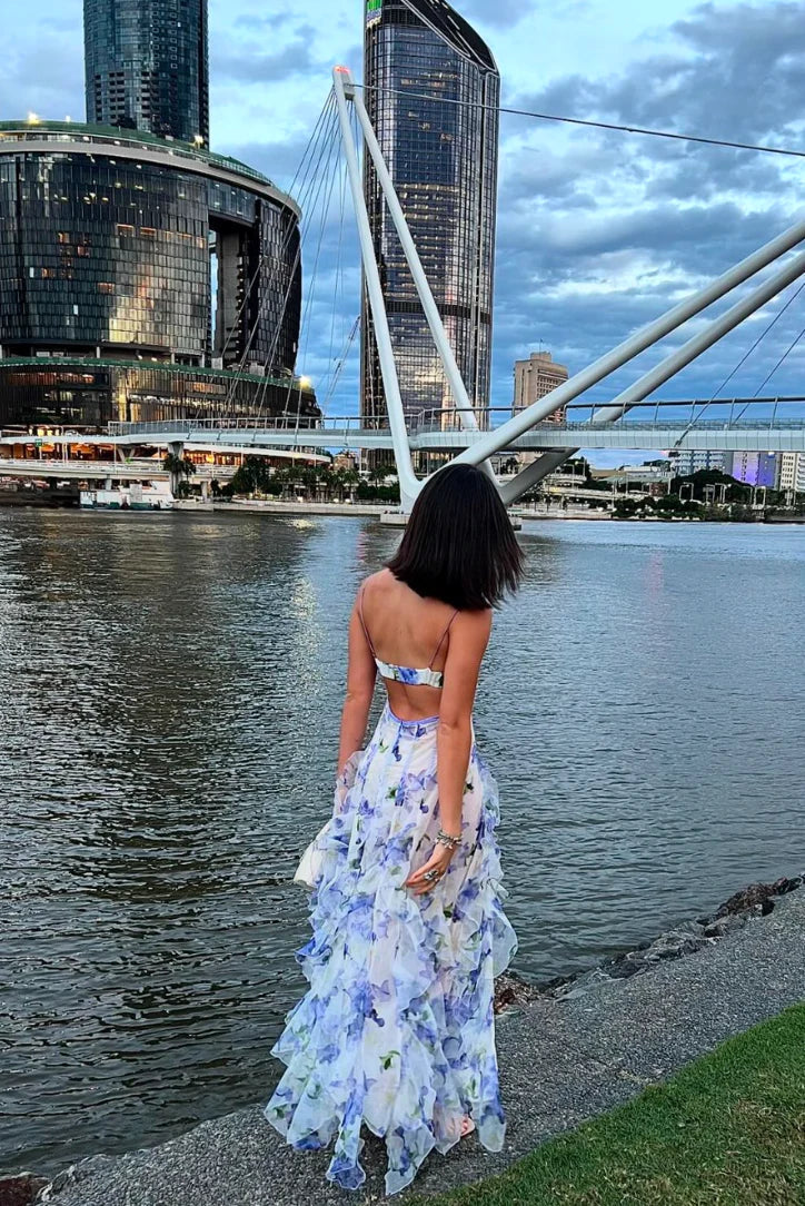 Mikayla – Elegancka Sukienka Z Falbanami