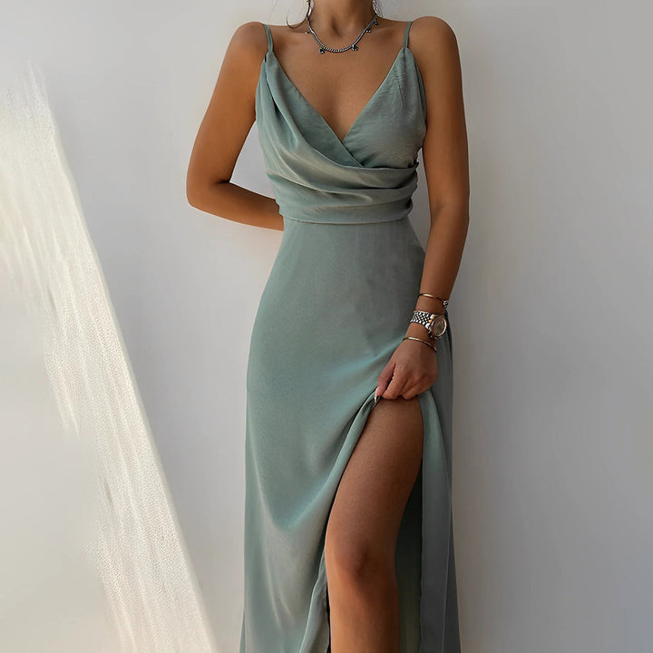 Adelajda - Elegancka Sukienka Bez Ramiączek