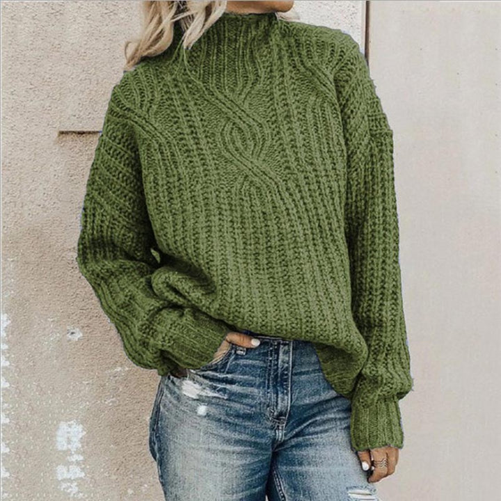 Chaipanya – Stylowy i Wygodny Sweter z Dzianiny Typu Kabel Dzianina