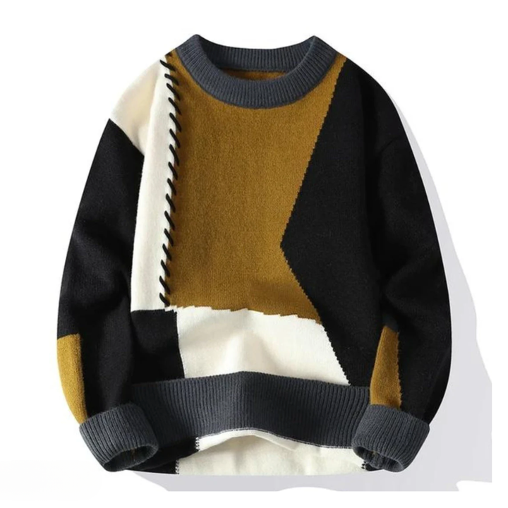 Fridolin – Sweter w Kolorowe Paski