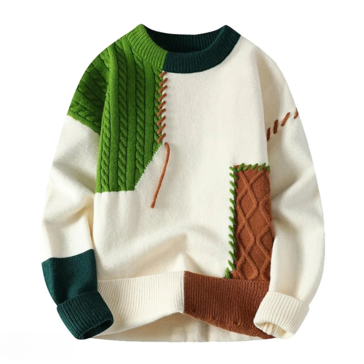 Fridolin – Sweter w Kolorowe Paski