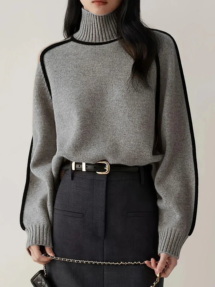 Karina – Elegancki sweter z olfem