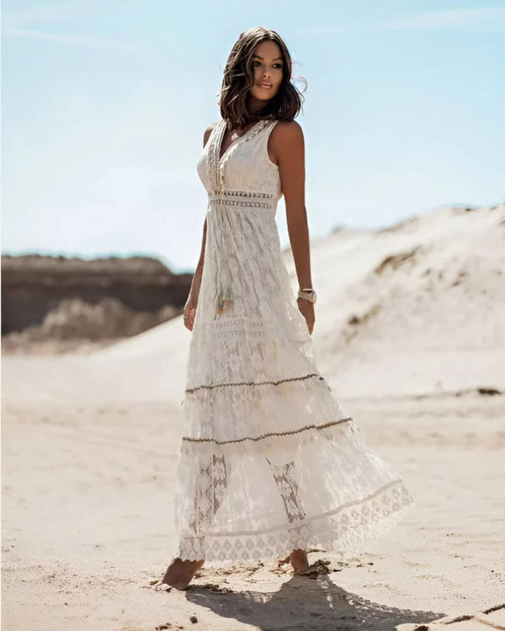 Jooli – Elegancka Sukienka w Stylu Bohemy