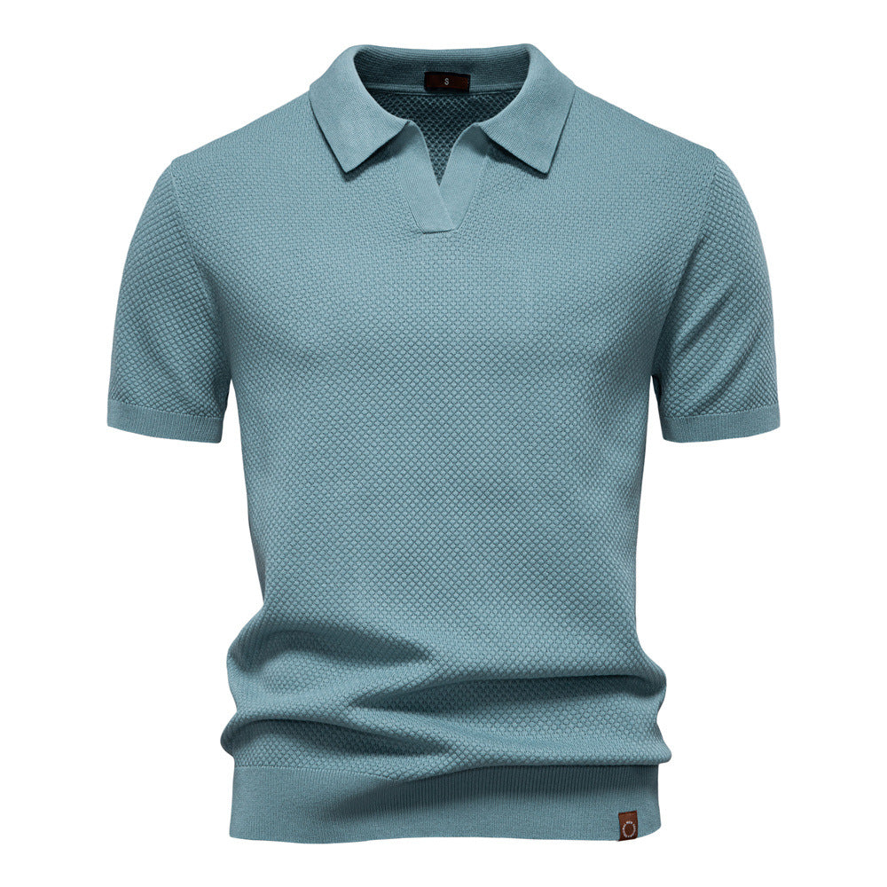 Kostas – Elegancka Koszulka Polo z Krótkim Rękawem