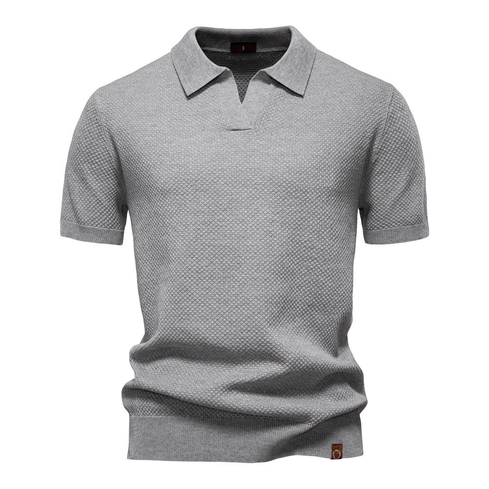 Kostas – Elegancka Koszulka Polo z Krótkim Rękawem