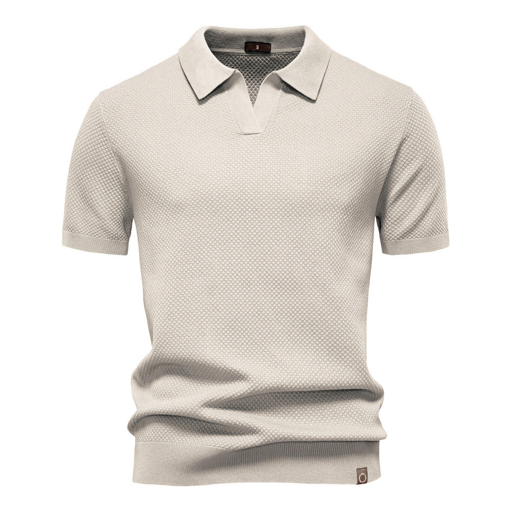 Kostas – Elegancka Koszulka Polo z Krótkim Rękawem
