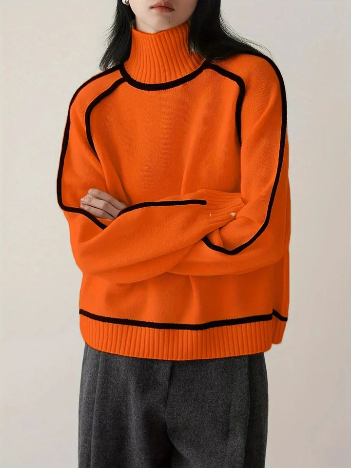 Karina – Elegancki sweter z olfem