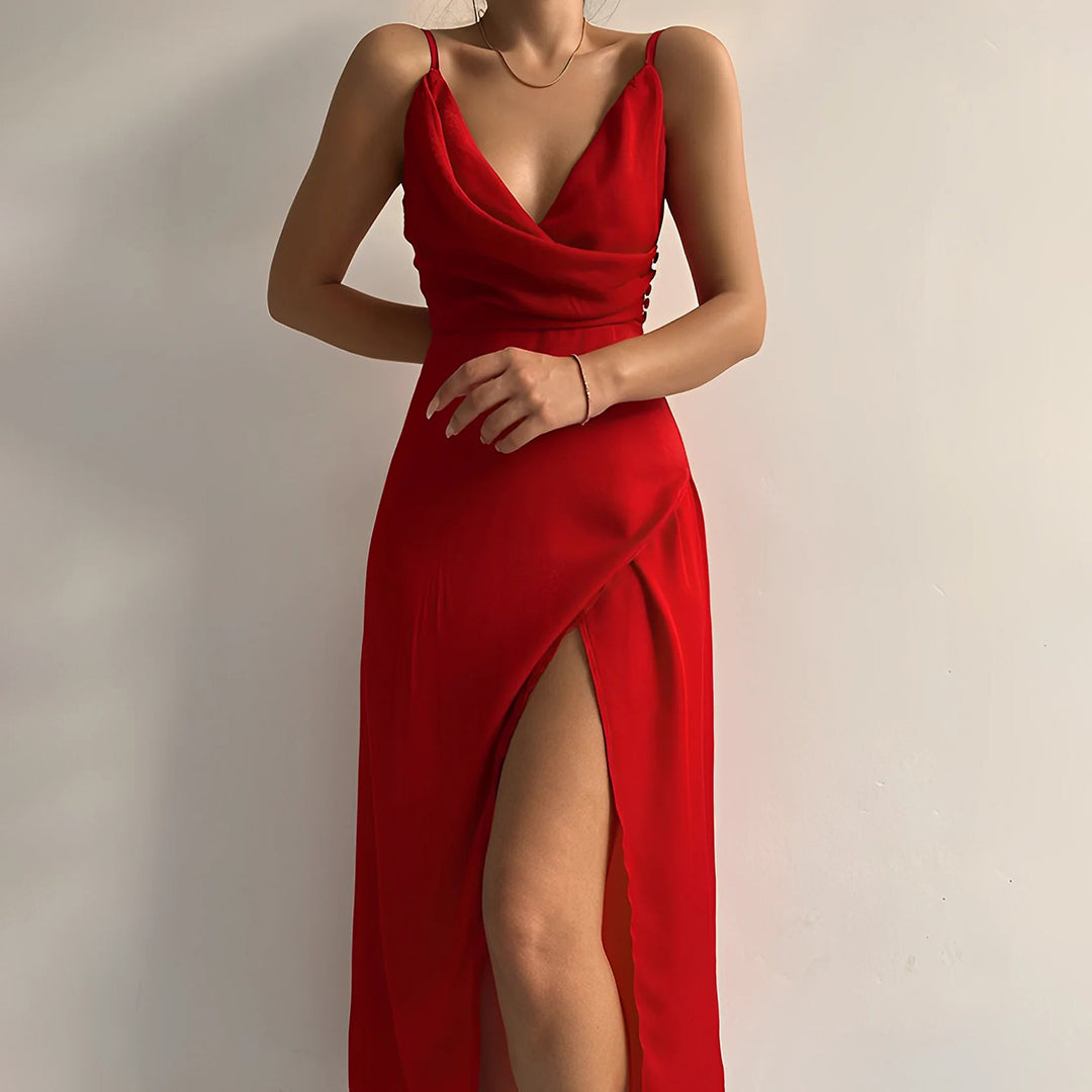 Adelajda - Elegancka Sukienka Bez Ramiączek